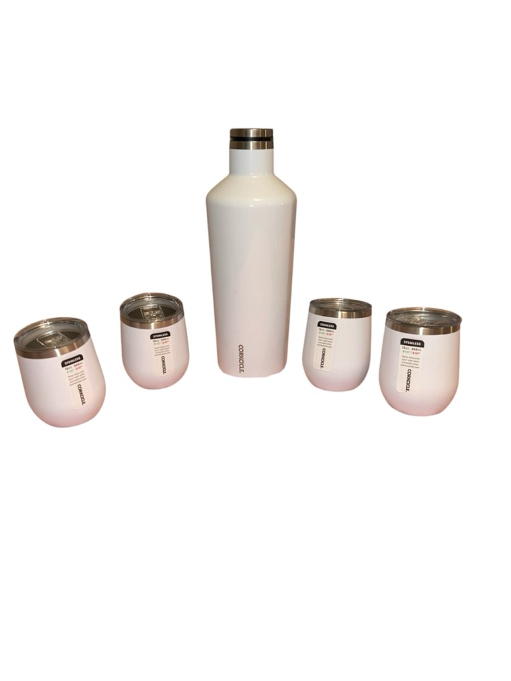 Corkcicle White Insulated Wine & Tumblers Set - Picture 2 of 12